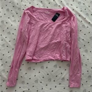 pink long sleeve essentials top💖